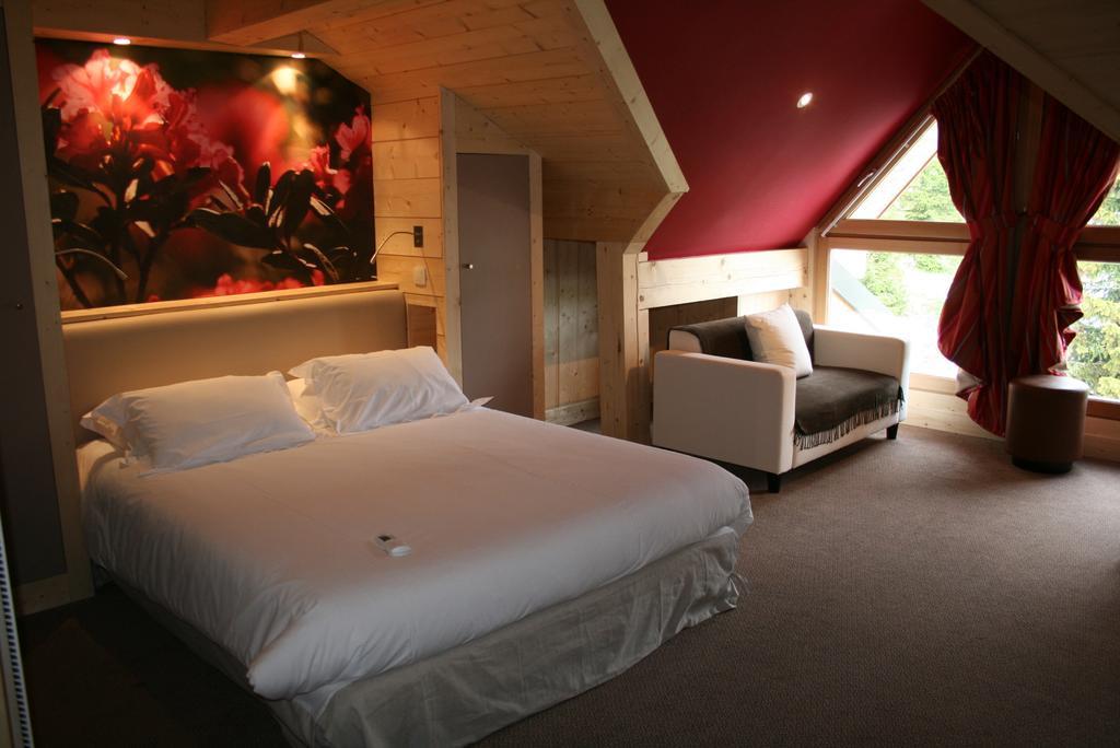 Chalet Hotel Vaccapark 르 프라 드 리 객실 사진